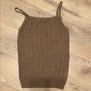 Brandy Melville Brown Knit Camisole